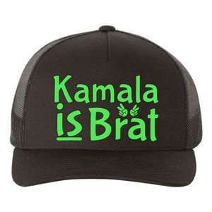 Kamala Is Brat Funny Sarcastic Yupoong Adult 5-Panel Trucker Hat