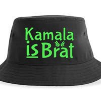 Kamala Is Brat Funny Sarcastic Sustainable Bucket Hat