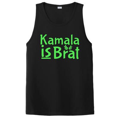 Kamala Is Brat Funny Sarcastic PosiCharge Competitor Tank