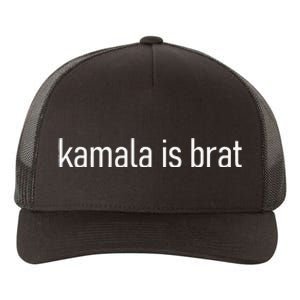 Kamala Is Brat Lime Green Brat Yupoong Adult 5-Panel Trucker Hat