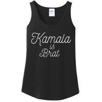 Kamala Is Brat Lime Green Brat Ladies Essential Tank