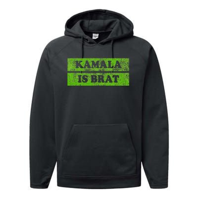 Kamala Is Brat Kamala Harris For President 2024 Democrat Performance Fleece Hoodie