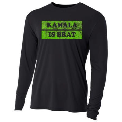 Kamala Is Brat Kamala Harris For President 2024 Democrat Cooling Performance Long Sleeve Crew