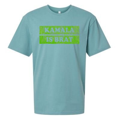 Kamala Is Brat Kamala Harris For President 2024 Democrat Sueded Cloud Jersey T-Shirt