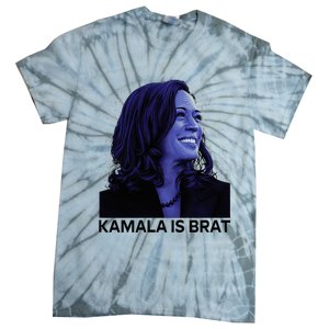 Kamala Is Brat Funny Tie-Dye T-Shirt