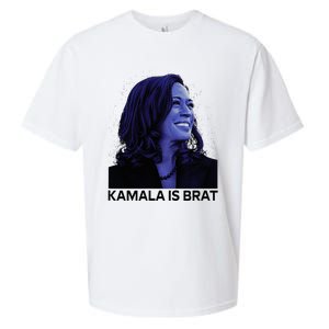 Kamala Is Brat Funny Sueded Cloud Jersey T-Shirt