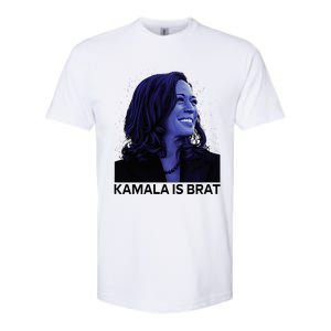 Kamala Is Brat Funny Softstyle CVC T-Shirt