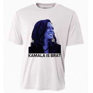 Kamala Is Brat Funny Cooling Performance Crew T-Shirt