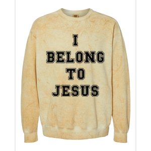 Kaka I Belong To Jesus Colorblast Crewneck Sweatshirt