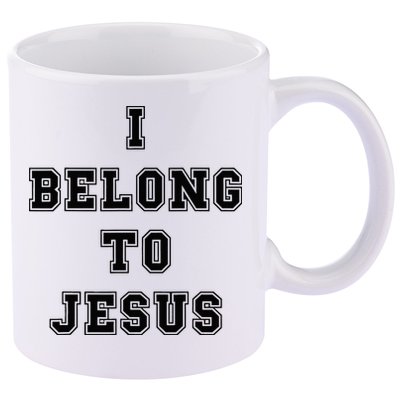 Kaka I Belong To Jesus 11oz C Handle Ceramic Mug