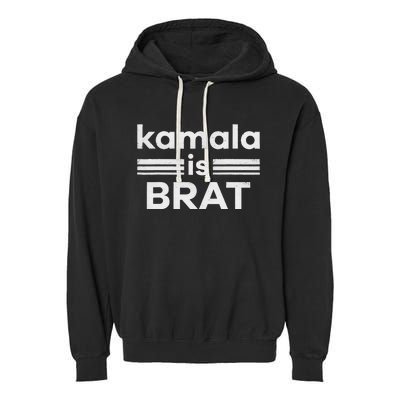 Kamala Is Brat Garment-Dyed Fleece Hoodie