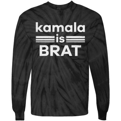 Kamala Is Brat Tie-Dye Long Sleeve Shirt