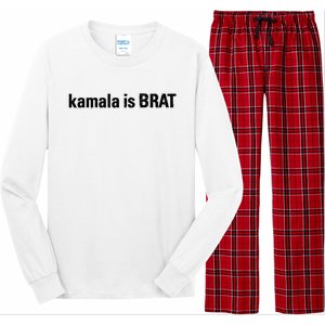 Kamala Is Brat Kamala Is Brat 2024 Kamala Is Brat Long Sleeve Pajama Set