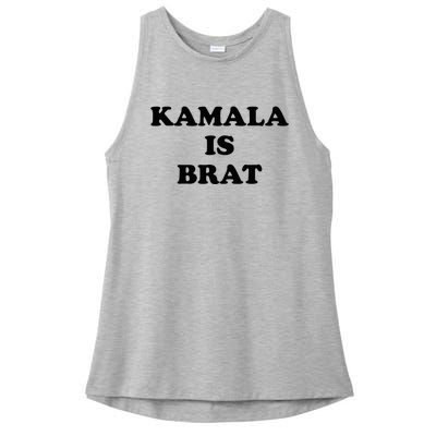 Kamala Is Brat Sunglasses Us Flag Vintage Funny Sarcastic Ladies PosiCharge Tri-Blend Wicking Tank