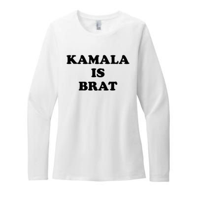 Kamala Is Brat Sunglasses Us Flag Vintage Funny Sarcastic Womens CVC Long Sleeve Shirt