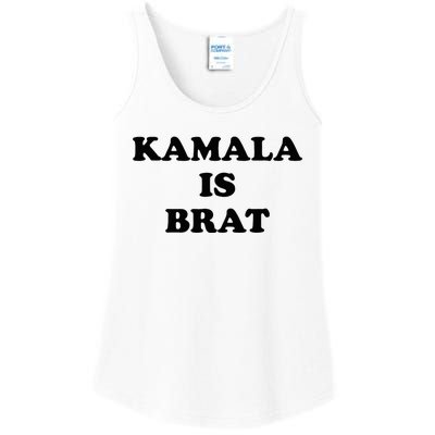 Kamala Is Brat Sunglasses Us Flag Vintage Funny Sarcastic Ladies Essential Tank