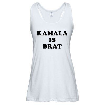 Kamala Is Brat Sunglasses Us Flag Vintage Funny Sarcastic Ladies Essential Flowy Tank