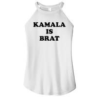 Kamala Is Brat Sunglasses Us Flag Vintage Funny Sarcastic Women's Perfect Tri Rocker Tank