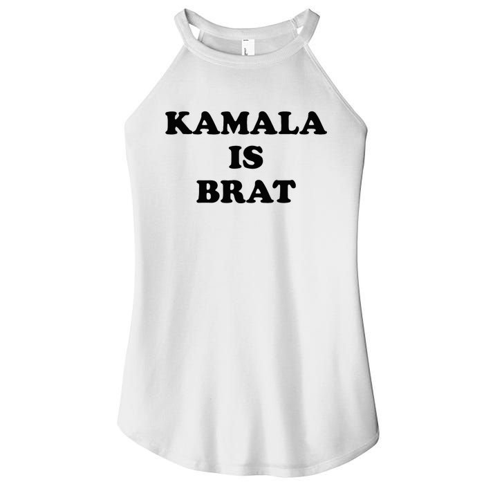 Kamala Is Brat Sunglasses Us Flag Vintage Funny Sarcastic Women's Perfect Tri Rocker Tank