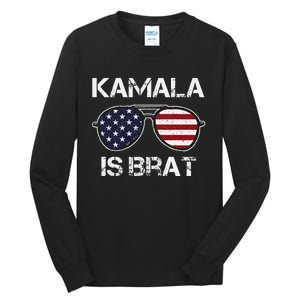 Kamala Is Brat Tall Long Sleeve T-Shirt