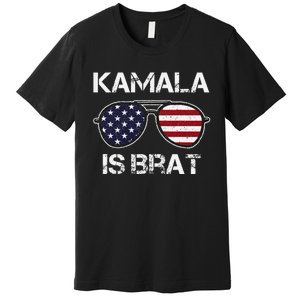 Kamala Is Brat Premium T-Shirt