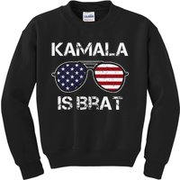 Kamala Is Brat Kids Sweatshirt