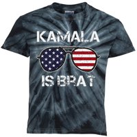 Kamala Is Brat Kids Tie-Dye T-Shirt