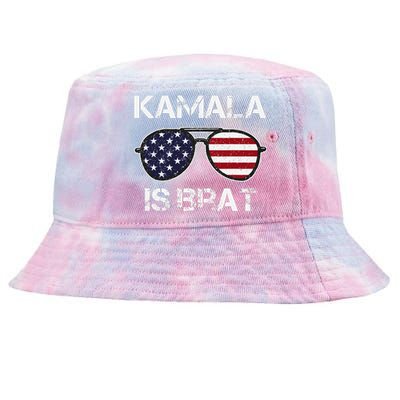 Kamala Is Brat Tie-Dyed Bucket Hat