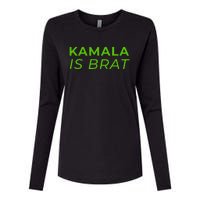 Kamala Is Brat Womens Cotton Relaxed Long Sleeve T-Shirt