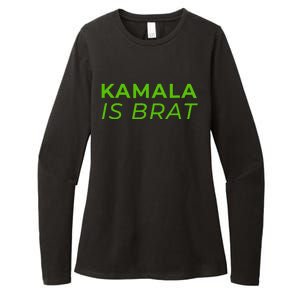 Kamala Is Brat Womens CVC Long Sleeve Shirt