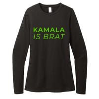 Kamala Is Brat Womens CVC Long Sleeve Shirt