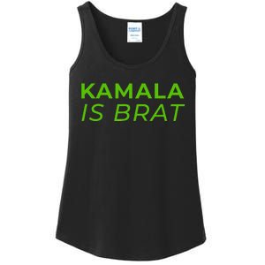 Kamala Is Brat Ladies Essential Tank