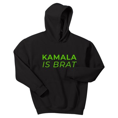 Kamala Is Brat Kids Hoodie