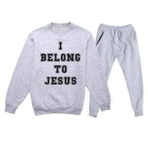 Kaka I Belong To Jesus  Premium Crewneck Sweatsuit Set