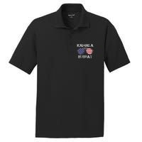 Kamala Is Brat Sunglasses Us Flag Vintage Funny Sarcastic PosiCharge RacerMesh Polo