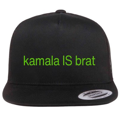 Kamala Is Brat Flatbill Hat