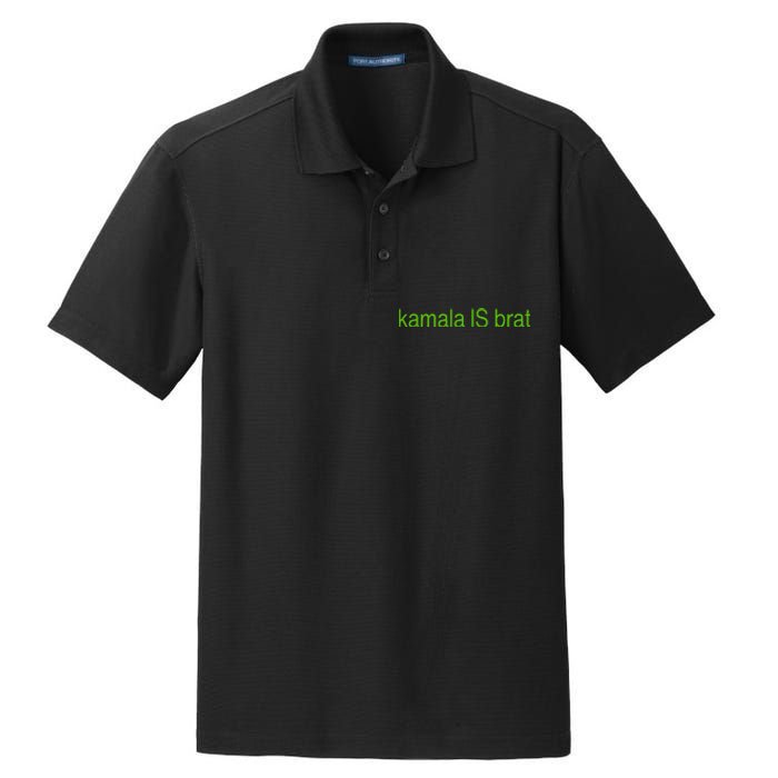 Kamala Is Brat Dry Zone Grid Polo