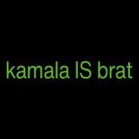 Kamala Is Brat Poster