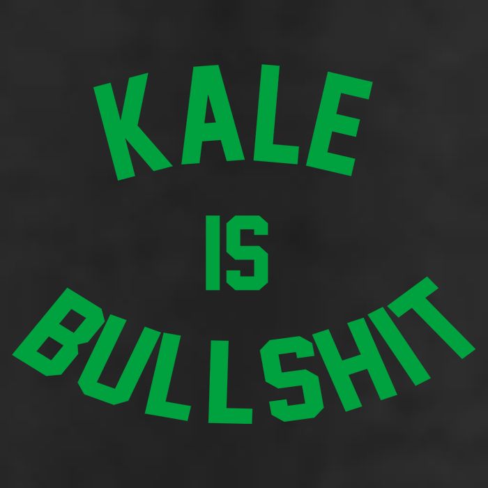 Kale Is Bullshit 7 Panel Mesh Trucker Snapback Hat