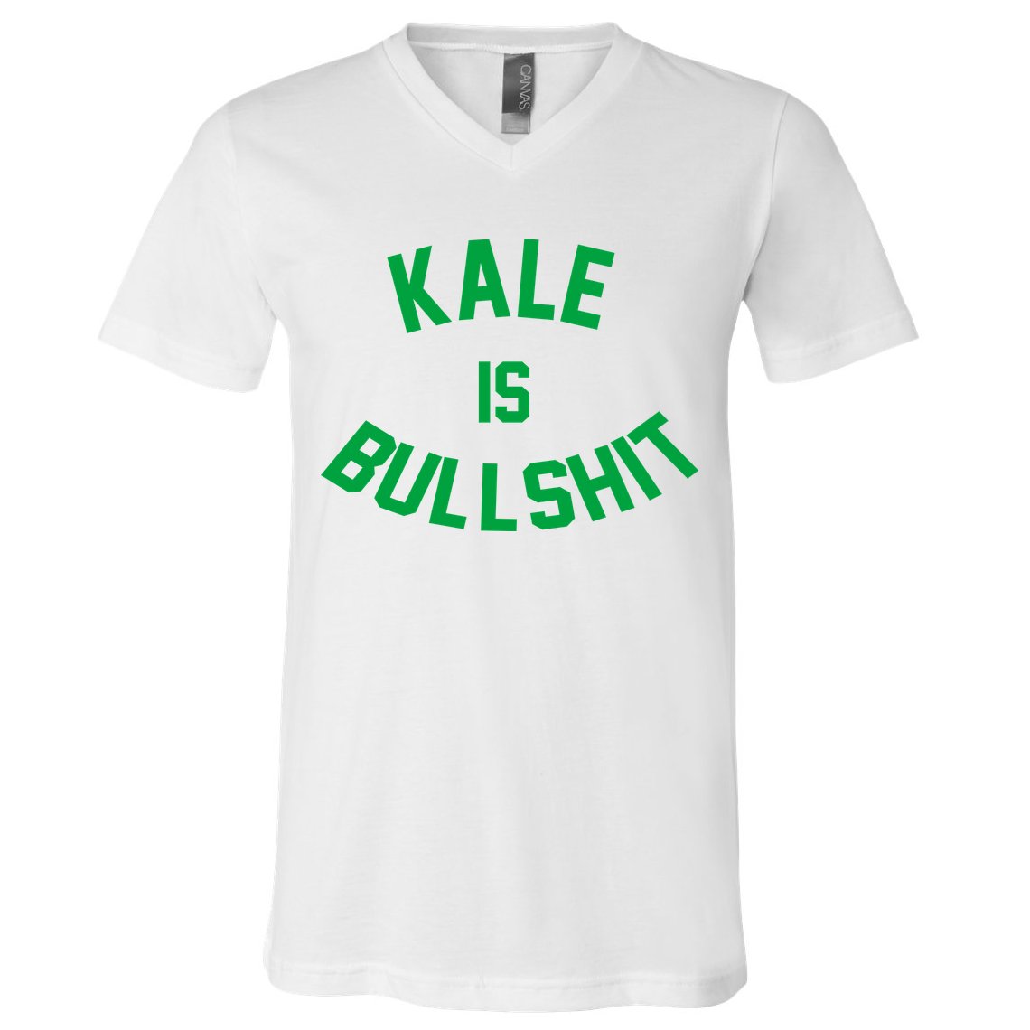 Kale Is Bullshit V-Neck T-Shirt