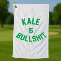 Kale Is Bullshit Golf Towel