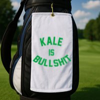 Kale Is Bullshit Golf Towel