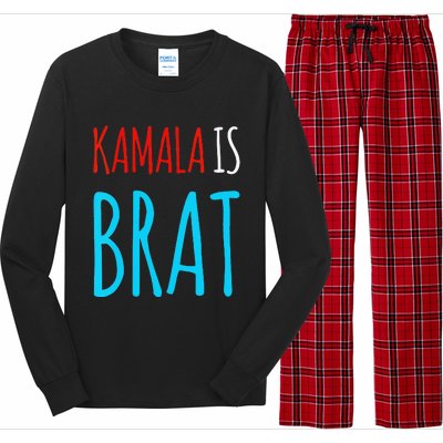 Kamala Is Brat Long Sleeve Pajama Set