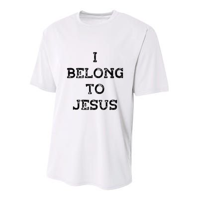 Kaka I Belong To Jesus Youth Performance Sprint T-Shirt