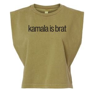 Kamala Is Brat Garment-Dyed Women's Muscle Tee