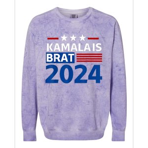 Kamala Is Brat Funny Quotes Feminist Colorblast Crewneck Sweatshirt