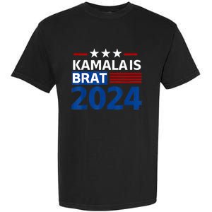 Kamala Is Brat Funny Quotes Feminist Garment-Dyed Heavyweight T-Shirt