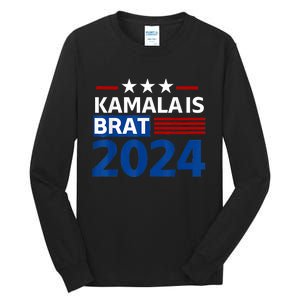 Kamala Is Brat Funny Quotes Feminist Tall Long Sleeve T-Shirt