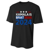 Kamala Is Brat Funny Quotes Feminist Performance Sprint T-Shirt