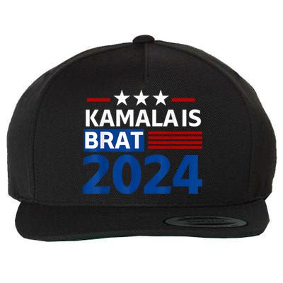 Kamala Is Brat Funny Quotes Feminist Wool Snapback Cap